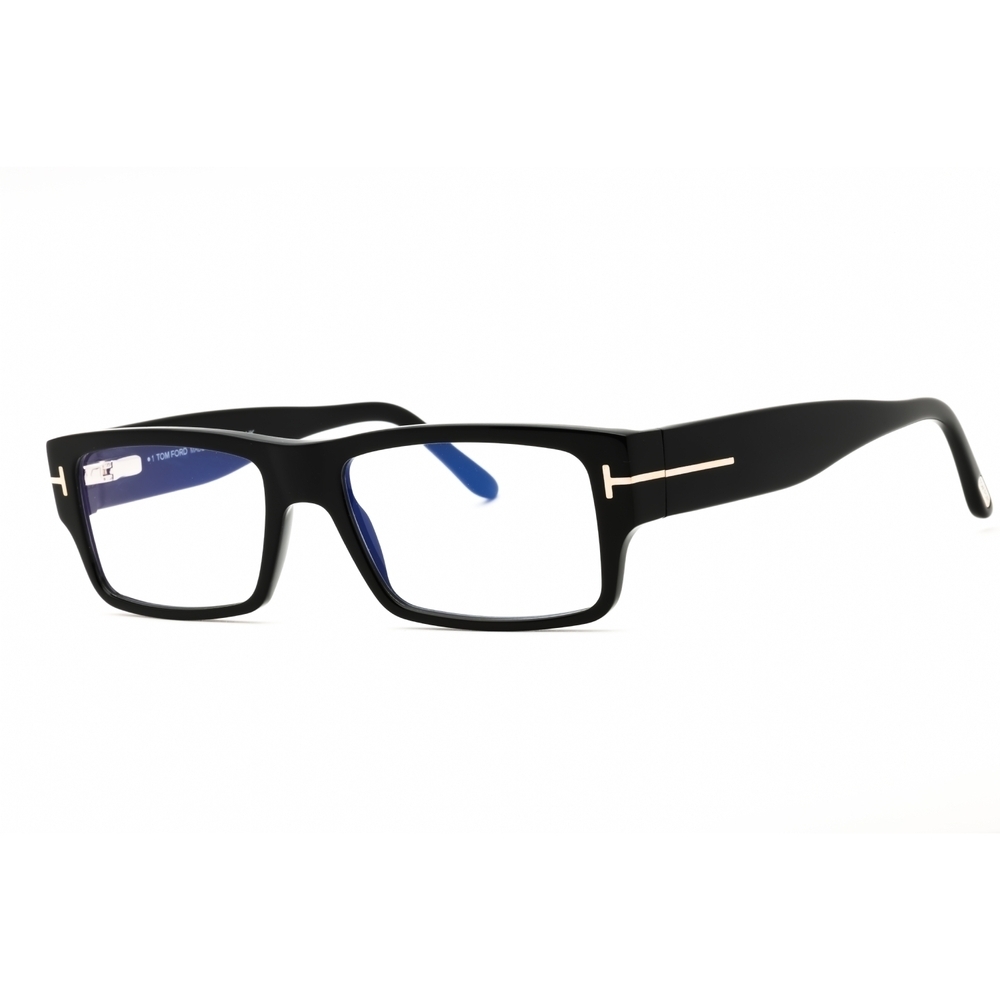 NWT Tom Ford FT5835 Black Rectangle 54mm Eyeglasses